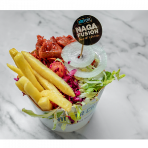 Naga Doner box with fries & salad